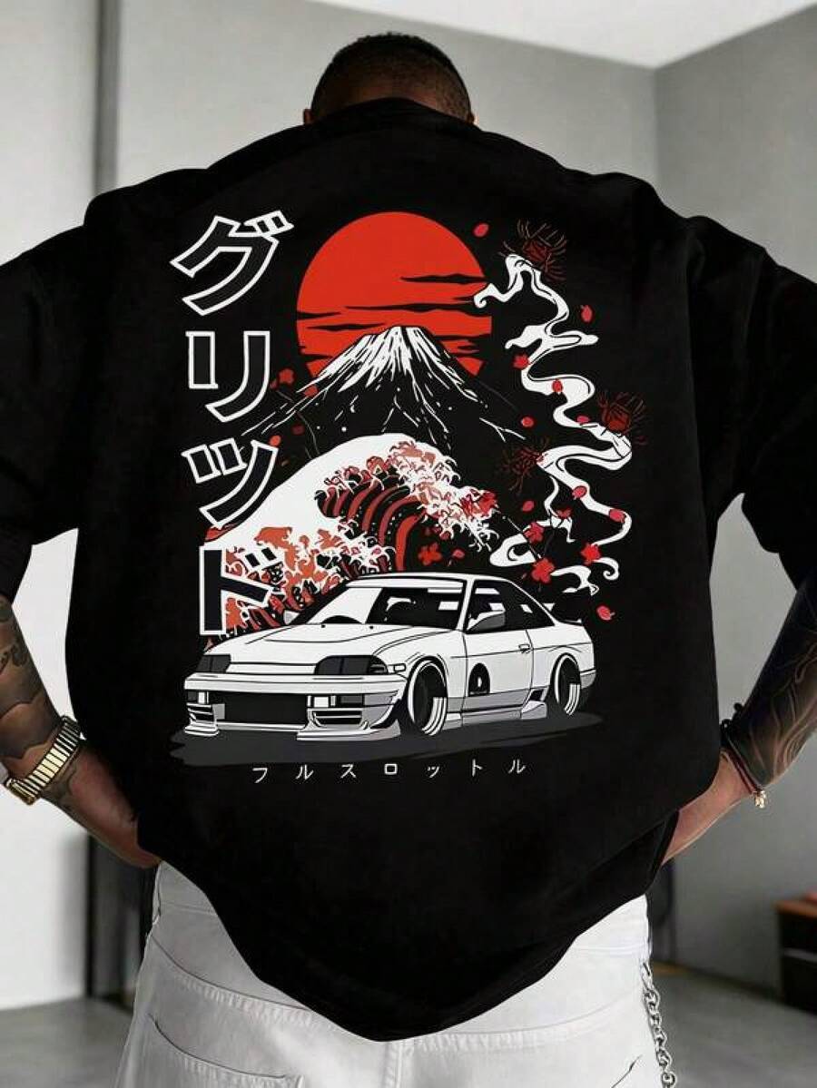 Men Outdoor Tees & Tanks - Black - View 1