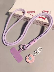 1条INS风雏菊挂绳，粉彩色长款带扣，适用于学生证、公交卡、工作证，时尚防丢，兼容安卓及大多数智能手机，是送给母亲、家人、朋友、孩子、生日、节日等场合的理想礼物。 - 彩色 - 查看 14