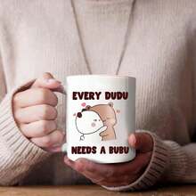 11oz Ceramic Mug With Cute Hugging Bears Design - Adorable Bear Hug Coffee Cup With Heart Shape - Cute Panda And Pet Design - Fun Gift For Boyfriend, Girlfriend Or Best Friend - Dishwasher And Microwave - Multicolor - View 16
