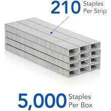 Swingline® Standard Staples, 1/4", Full Strip, Box Of 5,000 - 1 Count - View 3