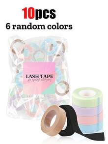 Eyeshadow Tape, Eyeliner Auxiliary Tools, Eyemakeup Auxiliary Tools, Eyemakeup Finishing Stickers, Eyemakeup Protective Tape Stickers, Professional Eyelash Tapes, Adhesive Fabric Eyelash Tapes, Breathable Micro-Porous Fabric Eyelash Extension Tapes, Eyelash Curling Tapes, Breathable Low-Allergy Eyelash Isolation Eye Patches. - Multicolor - View 7