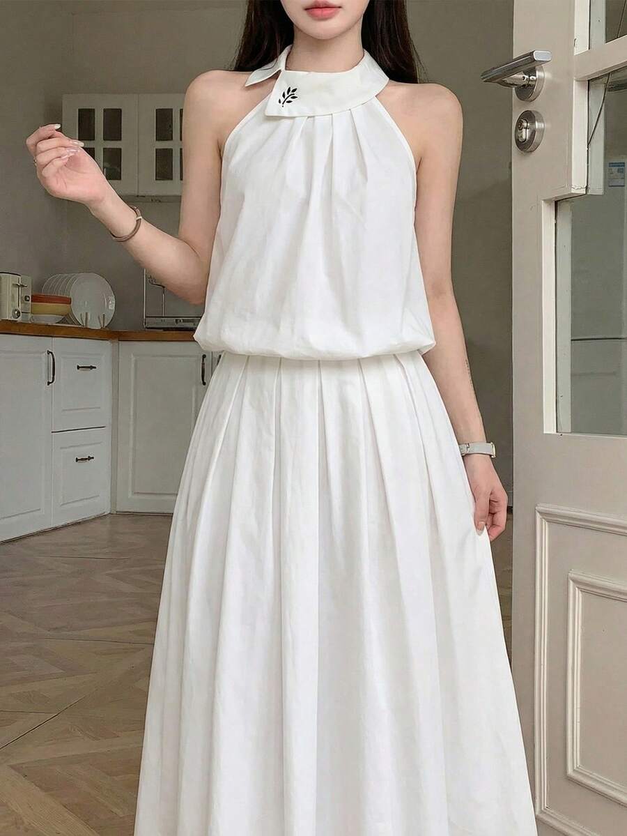 Áo croptop không tay màu trắng dáng casual dành cho nữ Y6Y, hàng mới về mùa hè. - trắng - Xem 1