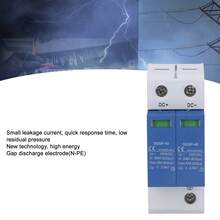 Surge Protective Device SPD Photovoltaic Breaker Protector DC1000V 40KA Blue and White 2P - Azul y blanco - Ver 4