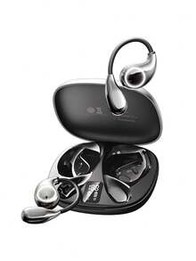Lenovo TA320 Bluetooth Headphones: Noise Cancelling, Sports/Running, Super Long Battery Life, High-Quality Audio, Open-Ear Wireless Bluetooth Headphones - Black - View 9