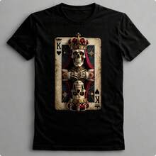 Suffix Skull T-Shirt Premium Shirt 100% Cotton Promotional Price Men's Women's Casual T-Shirt Streetwear - 最黑暗的18 - 查看 5
