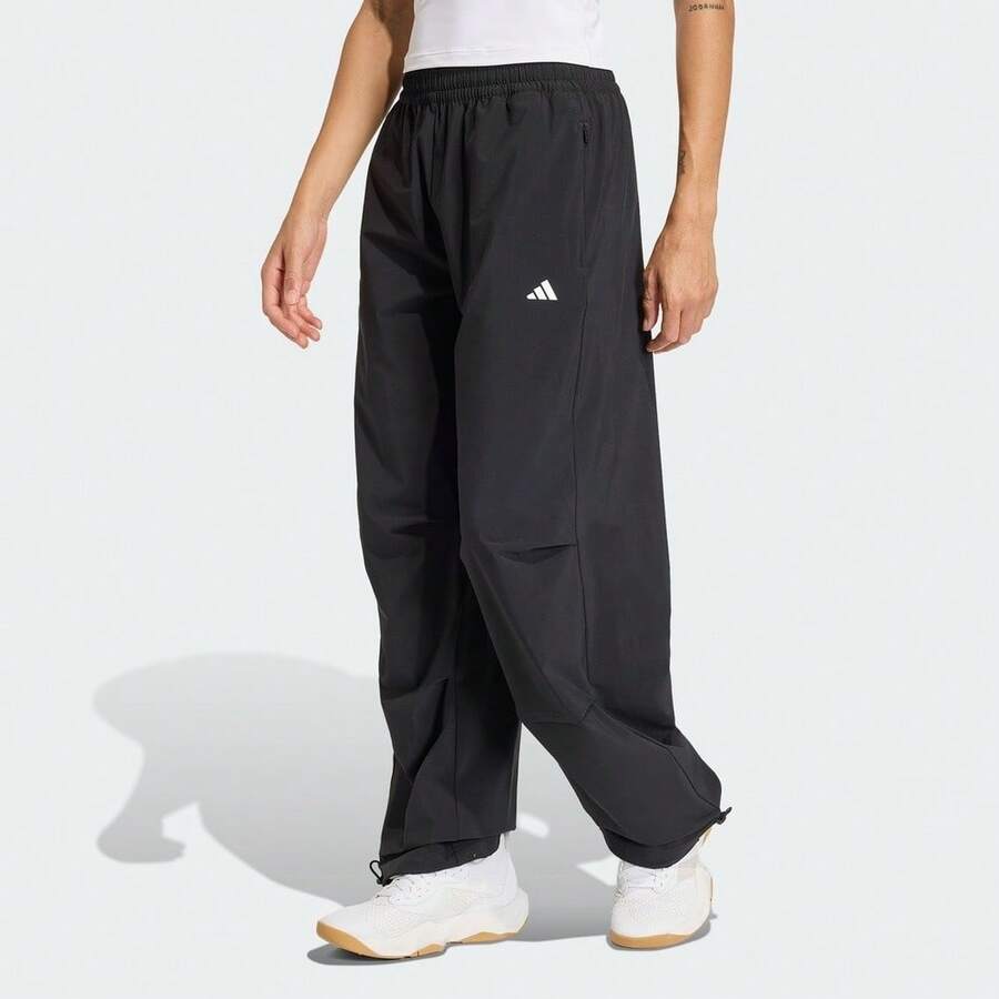 Adidas Women's WE WOVEN PANT Woven Long Pants KS8563 - Black - View 1