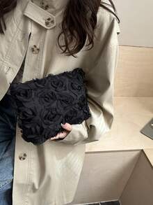 Large-Capacity Minimalist Style Versatile Luxury Women's Bag, 2026 New Model, High-End Handbag For Ladies - Black - View 8