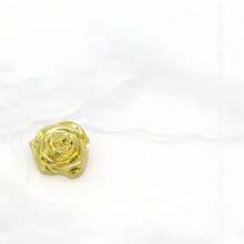 6/12 chiếc cúc kim loại hình hoa hồng 3D cao cấp, kích thước 1.5-2cm, màu vàng/bạc, thích hợp để may áo kiểu, áo sơ mi, áo len, áo khoác cardigan, áo len, vest, váy, áo khoác ngoài, hộp quà Valentine tự làm, túi xách, phụ kiện mũ, đồ may vá. - Hoa hồng - Xem 3