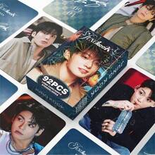 50pcs/124pcs/92pcs JIMIN V J-HOPE RM JIN Photo Card Collection Set - Handmade Photo Album Set For Fans, K-POP Birthday Gift, Trading Cards With Display Box, Bookmark Set, Collector Cards For Valentine's Day, Small Gift, Fanmade Photocards - Multicolor - View 4