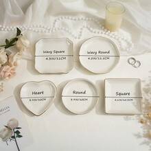 1 chiếc đĩa đựng nhẫn in ảnh chó mèo theo yêu cầu, đĩa đựng trang sức chân dung thú cưng cá nhân hóa, đĩa đựng đồ trang sức cho người yêu chó, quà tặng cho người yêu thú cưng, quà tặng đính hôn, quà tặng thú cưng - trắng - Xem 8