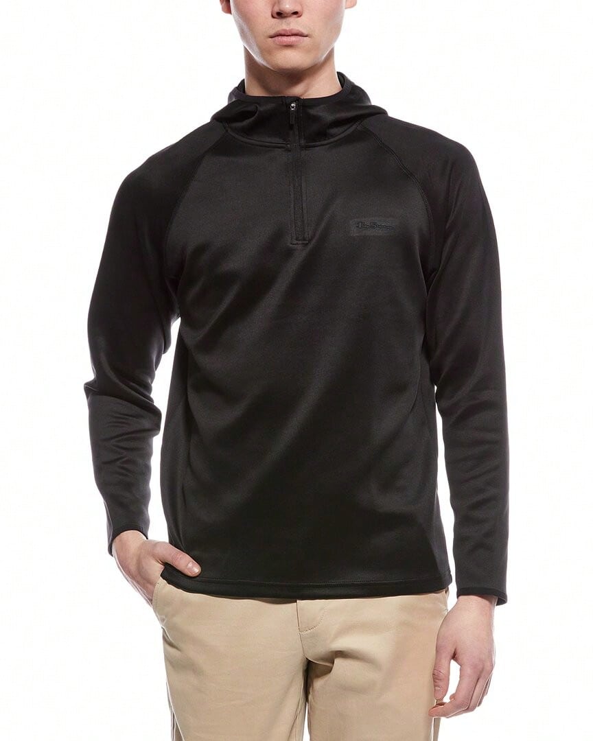 Ben Sherman 1/4-Zip Scuba Hoodie - 黑色 - 查看 1