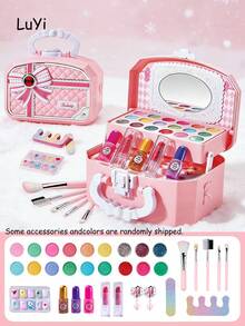 儿童化妆套装，过家家化妆玩具，女孩生日/圣诞礼物 - 彩色 - 查看 11