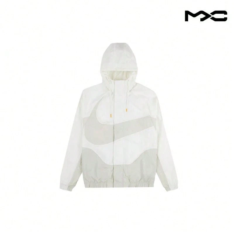 Sportswear Swoosh Big Logo Hooded Woven Jacket White Jackets Men - 彩色 - 查看 1