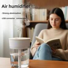 RAF Humidificador de Aire Ultrasónico & Difusor de Aroma, Alimentado por USB con 6 Núcleos de Filtro, Ideal para Humidificación Interior en Coche, Oficina & Dormitorio | Ofertas Especiales de Primavera & Verano, Humidificador Difusor de Aroma - Mist - Ver 4