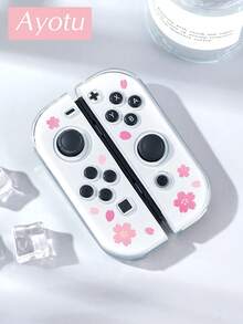 Ayotu 1 pièce Étui de protection transparent ultra-fin en TPU avec motif de fleurs de cerisier & pétales, compatible avec Switch OLED/Lite/New Switch2 (2025). Compatible avec le dock, sans retrait nécessaire. Résistant aux chocs & à la poussière. Plusieurs couleurs. Style romantique de printemps, style campagnard, Saint-Valentin, Nouvel An, saison de la rentrée scolaire. - Voir 16