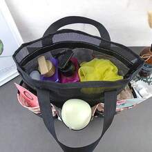 Bolsa de Toucador de Grande Capacidade com Estampa Floral, Design Dobrável para Fácil Armazenamento e Economia de Espaço, Adequada para Viagens Curtas, Viagens de Negócios, Camping e Mais - Multicolorido - Visão 7