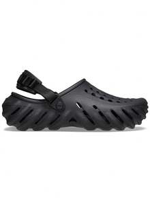 Crocs Unisex-Adult Echo Clog - Black - View 6