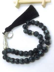 33颗穆斯林念珠，玻璃珠流苏设计，日常祈祷念珠 - 流蘇款 - 查看 6