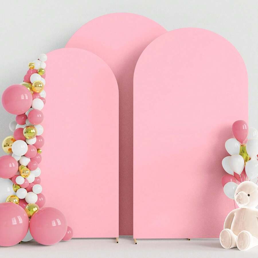 1/3pcs 5.9ft/6.56ft/7.2ft Beige Wedding Arch Backdrop, Polyester Arch Canopy Fabric For Birthday Party Wedding Arch Decor (Arch Not Included, Only Fabric Background), Suitable For Wedding, Birthday, Anniversary, Graduation Ceremony And Party Decoration, Multipurpose Arch Cover | Modern Arch Cover | Fabric, Wedding Decor