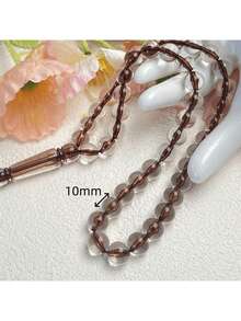 1pc 45 Beads Single Strand Muslim Prayer Beads Pendant - Multicolor - View 7