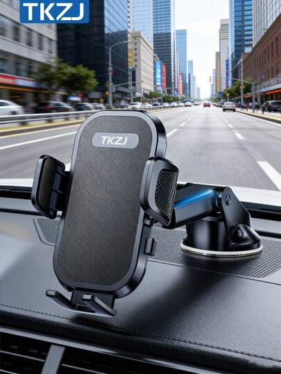  Giá đỡ điện thoại trên ô tô kiểu cốc hút có thể điều chỉnh thương hiệu TKZJ, dùng cho bảng điều khiển và kính chắn gió, kẹp tự động, tay đỡ có thể điều chỉnh, ổn định, phù hợp với mọi điện thoại thông minh, quà tặng mùa xuân.