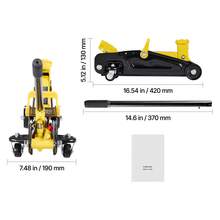 Gato de coche - 1,5 t, Einzelkolben, sin Wagenheberständer - Ver 10