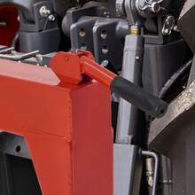 Huisuilinss 3-Point Quick Hitch With 2" Receiver&Extra Versatile Adapter,Adaptation To Category 1,No Bushing Required,3000LBS Lift Capacity,5 Level Adjustable Bolts & Reinforcing Rib Design - Red a Pair Of Gloves - View 3