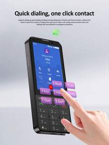SERVO F26 PRO 键盘式 4G LTE 智能手机，2GB 运行内存 + 16GB 机身存储，支持 WiFi、GPS、双卡双待，3.45 英寸显示屏，Android 11.0 触控屏 - 黑色 - 查看 11