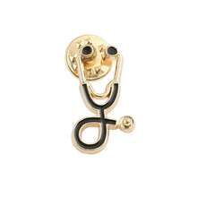 alfileres de estetoscopio paraédicos, enfermeras, chaquetas, bolso, broches para abrigos para mujeres y hombres, Pin de solapa, insigniasédicas, regalos de joyería P9SQ - Estilo 8 - Ver 2
