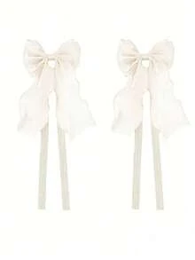 2 piezas de lazos de cortina de seda rosa, cinta de encaje suave francés, sujetadores de cortina, cuerda para cortinas, decoración de boda, guardería, fiesta de cumpleaños, habitación de bebé - Multicolor - Ver 8