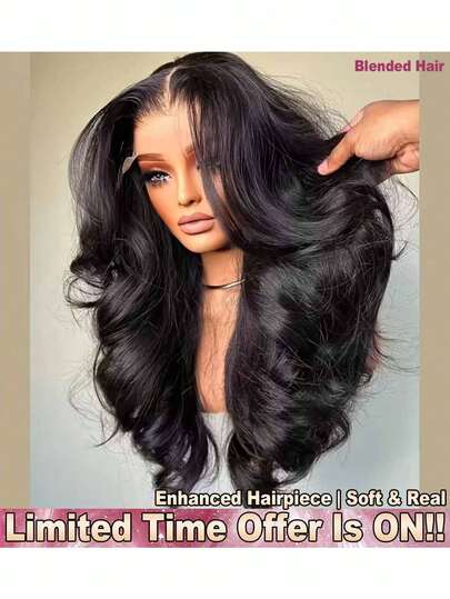 200% Density 5*5 13*4 Brazilian Virgin Body Wave Lace Frontal Wigs Glueless - 34 Inch Wear And Go Pre Cutting Pre Plucked Loose Wave HD Transparent Lace Front Wigs With Natural Hairline And Baby Hairs - Natural Black Color Easy To Wear Ear To Ear Pre Bleached Pre Pulling Pre Ironing Body Wave Middle Part Wigs Frontal Glueless - Pre Bleached Pre Pulling Pre Ironing Lace Closure Wigs Human Frontal Hair Wigs Glueless Weaves Wigs For Women Daily Use Blended Hair