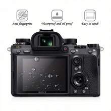 适用于 Alpha 7C II/A7C2/ZVE10 II/A7CR/ZV-I/A7CM2/A7CM2/A7C II/A7M4/A6700/A74 的 3 片装相机屏幕保护膜，采用 9H 硬度钢化玻璃制成，防刮擦、防震、防眩光、防指纹，并带有精准的摄像头开孔。 - 查看 5