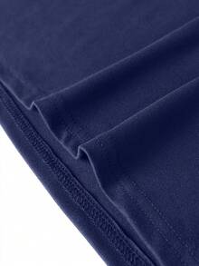 男士夏季字母篮球印花圆领休闲背心 - 藏蓝色 - 查看 5