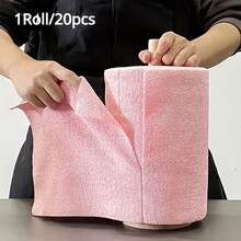 SOKANY The Total Length Of One Roll Is 4 Meters. It Is A Reusable Wet Cleaning Cloth, A Household Kitchen Towel Roll, A Dishcloth, And A Multi-Functional Alternative. It Is Suitable For Cleaning Supplies In The Living Room, Bedroom And Kitchen. - Universal Fit - View 4