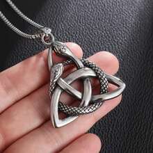 Women Pendant Necklaces - AL6660 鍍銀 - 查看 5
