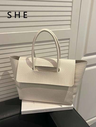 简约大容量手提包，时尚百搭单肩包，值得拥有的女士托特包