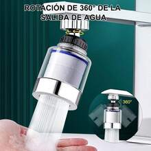 Filtro de Agua para Grifo, 2 Filtros y 20 Elementos de Filtro, Elimina Fluoruro y Cloro, Filtración Profunda, 360 Grados, para C - 2 filtros, 20 elementos filtrantes - Ver 9