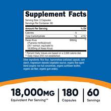 Nutricost Pueraria Mirifica 18,000mg Equivalent (From 900mg Of 20:1 Extract) Per Serving, 180 Capsules For 60 Servings Per Bottle - Kwao Krua Extract, Vegan, GMO-Free, Gluten-Free - 180 cái - Xem 2