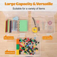 Plastic File Storage Box, 6 Pack A4 Paper Storage Boxes With Two Types Of Labels For 8.5 X 11 Inch Letter Paper - Nhiều màu - Xem 7