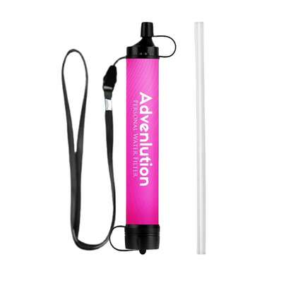 Portable Straw-Type Water Filter, Suitable For Hiking, Camping, Travel, Emergency Preparedness, Group And Family Outdoor Activities