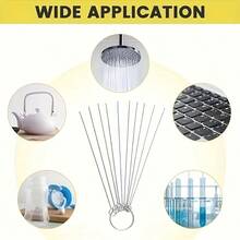 1 Set Reusable Shower Head Cleaning Brush, No Electricity Needed, With Multiple Brush Heads, Ideal For Cleaning Shower Heads, Small Holes And Bathroom Accessories. Suitable For Home, Kitchen And Bathroom, Can Easily Remove Limescale And Blockages For Smoother Water Flow. - A - View 10