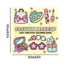Fashion Makeup Theme Drawing Book, 22 Unique And Interesting Illustrations, Challenge Your Thinking - Unique Art Design, Creative Expression, Fun And Unique, Halloween, Christmas, Thanksgiving Gifts, High Quality Paper - Single Piece - View 2