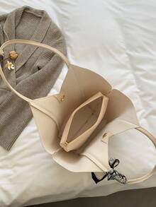 Large-Capacity Stylish And Exquisite Crossbody Mother-And-Daughter Bag, 2026 New Model, With High-End And Luxurious Style, Women's Bag - White - View 5