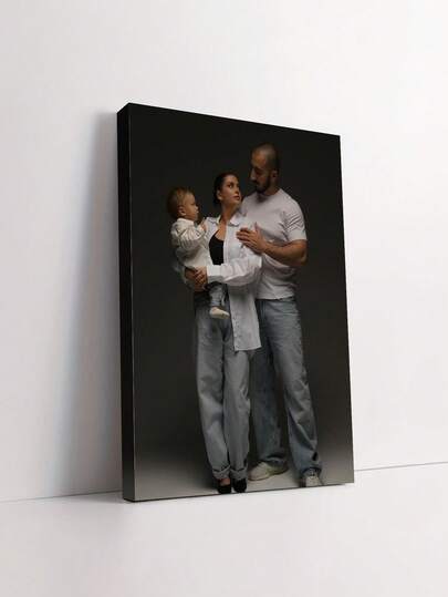 1Pc Personalized Custom Canvas Prints (Framed Canvas, 12" X 16") - Custom Canvas Print With Your Photo - Perfect For Home Decor, Gifts & Keepsakes Fast Delivery, Optional Frame, Slow Summer Living, Multi-Functional, Ornamental, Reusable, Exquisite, Stylish, High-Quality, Colorful, Modern, Custom, Personalized, Unique, Ideal Gifts For Her