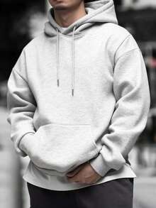 Thin Fleece Men's Hoodie - Autumn Winter Long Sleeve Sweatshirt - Floral Lung Print T-Shirt - Youth Long Sleeve - Halloween Gift - Christmas Gift - Birthday Present Choice; YHWH Our Very Breath Speaks His Name Design - Comfortable Casual Top For Men - Streetwear Style - Perfect For Daily Wear And Special Occasions - High Quality Material - Unique Christian Faith Apparel - Ideal For Layering - Stylish And Warm - Suitable For Various Activities - Enhance Your Look With This Versatile Piece - 淺灰色 - 查看 2