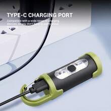 1pc Multi-Function Keychain Flashlight - Rechargeable Mini LED Light With Clip & Flood Beam Pocket Outdoor/Camping/Home - Multicolor - View 9