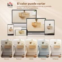 HOMCOM Mesitas de noche - Roble - Ver 8