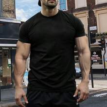 2026 Summer MessiS Barcelona Argentina Men's Commemorative Edition Pure Cotton Short-Sleeved T-Shirt - 黑色 - 查看 2