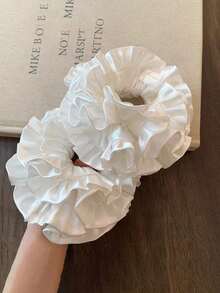 Hair Scrunchies, Suitable For Daily Wear, Can Be Gifted To Friends And Girlfriends - Ruffles - View 12