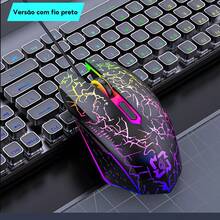 Mouse Gamer X85 RGB Sem Fio 2.4G Bluetooth Recarregável Modelo X85, mouse gamer sem fio, conexão 2.4G e Bluetooth, iluminação RGB, recarregável, design ergonômico, ajuste de DPI, teclas silenciosas - Visão 9